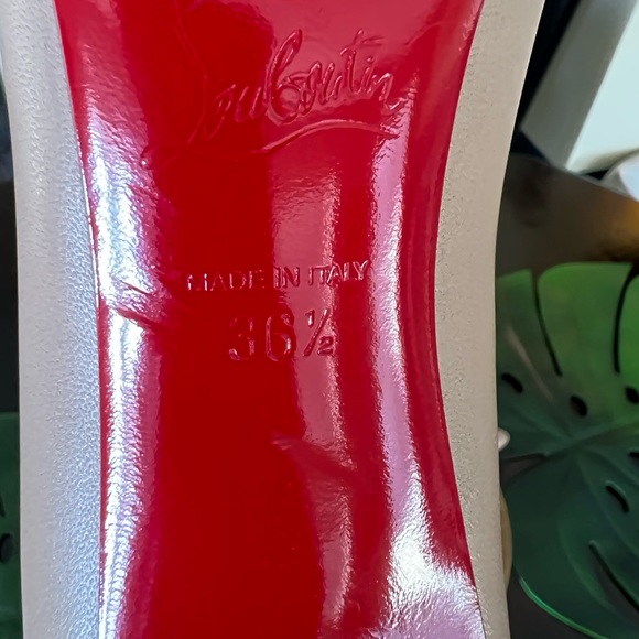 Christian Louboutin Tan Heels 👠 Size 36 1/2 - Picture 8 of 8